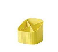 HAN organizer da scrivania Re-X-LOOP - say yes to 100% recycled, moderno e giovane design per tutti gli oggetti di cancelleria, giallo, 17238-915