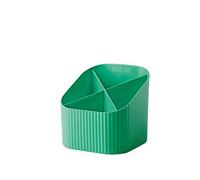 HAN organizer da scrivania Re-X-LOOP - say yes to 100% recycled, moderno e giovane design per tutti gli oggetti di cancelleria, verde, 17238-905