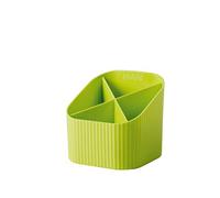 HAN organizer da scrivania Re-X-LOOP - say yes to 100% recycled, moderno e giovane design per tutti gli oggetti di cancelleria, limone, 17238-950