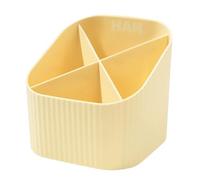 HAN Re-X-LOOP 17238-815 - Forza da scrivania riciclata al 100%, design moderno e giovane, per tutti gli utensili da scrivania, colore giallo pastello