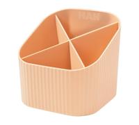HAN Re-X-LOOP 17238-881 - Forza da scrivania riciclata al 100%, design moderno e giovane, per tutti gli utensili da scrivania, colore: Arancione pastello