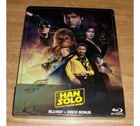 Han Solo ( Solo: A Star Wars Story) 2 Blu-Ray Extra Nuovo Sigillato Steelbook a