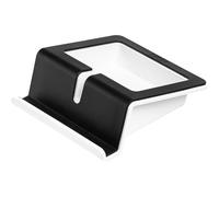 HAN - Supporto per tablet con porta filo e superficie morbida 11,5 x 10 x 4,5 cm nero