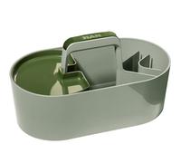 HAN Toolbox Loft 1200-41 - Cestino da scrivania in plastica con maniglia, 4 scomparti, cestino per la pulizia, per utensili, colore: Verde chiaro