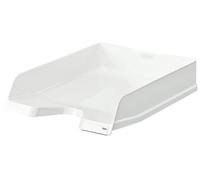 Han Viva 10275-12 - Vassoio portacarta formato A4/C4, 5 pz, colore: bianco | Prodotto in Germania, formato A4/C4, 252x340x65 mm, vassoio portadocumenti, vassoio per archiviazione, vassoio per lettere