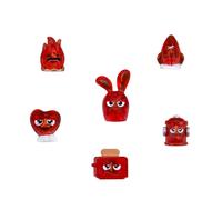 Hana Zuki B8444ES00 - Confezione da 5 tesori + 1 mini Hemka, colore: Rosso