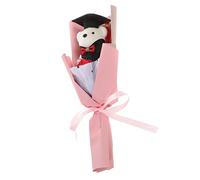 HANABASS 1 Mazzo Bouquet per Decorazione Adorabile per Feste Diploma Combinazione Orsacchiotto e Profumati Memorabile per Studenti