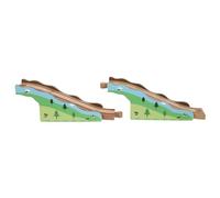 HANABASS 1 pezzo Ponte per Accessorio Educativo Puzzle Scene Compatibile con Diversi Sviluppa Creatività e Comprensione Del Funzionamento Dei Treni