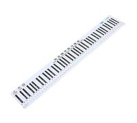 HANABASS 1 Pezzo Tavola Comparazione per Pianoforte Adesivo Didattico per Pratica per Principianti con Stampa Chiara e Dettagli