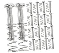 HANABASS 1 Set Accessori Ponte Accessori Per Ponti a Vite Pratiche Viti a Ponte Viti Del Ponte Del Tremolo Sorgenti Vite Del Ponte Per Chitarra Ponte Di Chitarra Argento Metallo