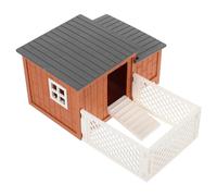 HANABASS 1 Set di pollo giocattoli da costruzione pollaio in miniatura scherma di pollame giocattolo da costruzione kit per modellismo Giocattolo di puzzle 3d plastica