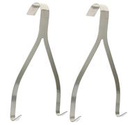 HANABASS 1 Set Ganci Per Carne Inossidabili Strumenti Professionali Per Arrosto Facili Da Usare E Grigliate Per Macellai E Cuochi Materiale Resistente E 2 Pezzi