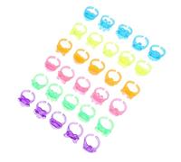 HANABASS 1 set Giocattoli Ad Anello In Plastica Anelli Accessori Per Feste Bambine Compleanno Mignolo Per Travestimenti Gioielli Gioielli Per 100 pezzi Colore Casuale