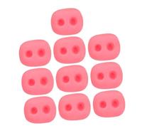 HANABASS 10 Pezzi Accessori per il naso per maiale bambola kit giocattolo fai da te Giochi di burattinaio da ragazza oggetti di scena del teatro burattino Piccoli giocattoli plastica Roseo