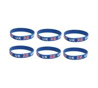 HANABASS 10 Pezzi cinturino in silicone bracciale inter bracciali da uomo braccialetti motivazionali braccialetti silicone il regalo braccialetto stampato bandiera del paese elastico
