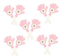 HANABASS 10 Pezzi Mini Campane Colorate per Feste Accessori per Giochi Cheer Campanellini per Eventi Sportivi e Celebrazioni Festive Colore Casuale