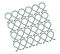 HANABASS 100 Pezzi Clip da Giardino Forniture da Giardino Clip di Supporto per Fiori Clip di gambi di Vite Clip per Piante per Il Supporto Divieto di Green