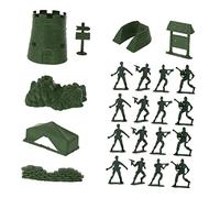 HANABASS 100 Soldatini in Plastica Giocattoli Militari per Modellismo per Giochi Guerra e Cooperazione Kit Figurine Esercito