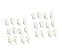 HANABASS 12 Paia Denti per Costume Halloween Sicura Zanne Cosplay Unisex con Scatola per Feste e Regali Diverse per Party Horror e Accessori Strega