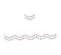 HANABASS 12 Set Striscioni Compleanno Fragola in Decorazioni Appese Resistenti Odore per e Casa Addobbi per Foto e Atmosfera Festiva