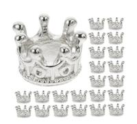 HANABASS 120 Pezzi Mini Crown Charms in Alloy Versatile DIY Pendants For Bracelets Necklaces Earrings Stylish Tone Accessories For Jewelry Making And Crafting