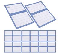 HANABASS 150 Pezzi Etichette Postali Adesive Vuote per Indirizzi, Carta Blu, Facili da Scrivere, Forte Adesione, per Buste e Scatole da Spedizione, Etichette To From