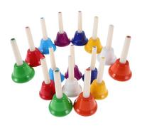 HANABASS 16pezzi Maracas Ritmiche Strumento Musicale Per Ragazzo Ragazza Campanelli Educativi Musicali Divertenti Per Lezioni Di Festival Chiesa Orchestra Didattica