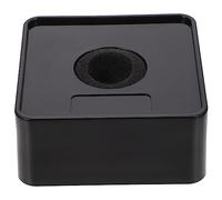 HANABASS 1pezzi Microfono Stazione Bandiera Logo Supporto Pratico in Abs Per Giornalisti e Intervistatori Design Creativo e Leggero