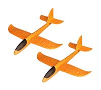 HANABASS 2 Aerei da Modellino Aereo da Divertente e Sicuro per Ragazzi Regalo per Bambine e Arancione