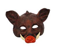 HANABASS 2 Maschera Wild Boar Halloween Materiale Resistente e Dettagliata per Cosplay Feste Maschera e Party Tematici Adatta per Eventi Allaperto e Balli