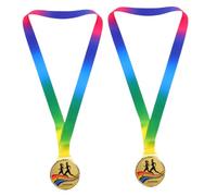 HANABASS 2 Medaglie per Corridori in con per Outdoor e Maratone Riconoscimento Partecipazione Sportiva