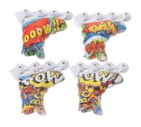 HANABASS 2 Paia di Mini Scarpe Fingerboard Tipo Pattini a Rotelle per Dita Giocattolo Compatto da Scrivania Antistress Accessori Divertenti per Feste e Regali Natalizi