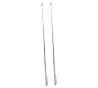 HANABASS 2 pezzi Aste da Rabdomante in Inossidabile Estensibili per Rilevamento Outdoor Leggere e Resistenti con Superficie Liscia Strumento Portatile per Attività Estreme