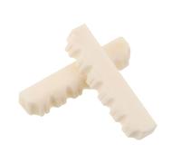 HANABASS 2 Pezzi Bull Bone Guitar Nut Acoustic Folk Guitar Accessories For Enhanced Sound Clarity Wear-resistant Musical Instrument Parts Stable Performance For Practice And Live Use