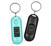HANABASS 2 Pezzi Orologio da Tasca Digitale per Studenti Durante L'esame, Portachiavi in Plastica Leggero e Compatto, Design Creativo Facile da Leggere e Trasportare