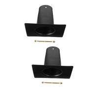 HANABASS 2 Pezzi scolapiatti per Catena della Pioggia piovere grondaia Sostituzione per la Catena della Pioggia Accessori per scolapiatti a Catena Lega di Alluminio Black