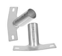 HANABASS 2 pezzi Staffa in Ferro Resistente per Manici di Scopa Adattatore Filettato per Manico Sostituzione Rapida e Facile per Accessori Spazzolone Pavimenti