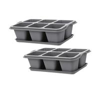 HANABASS 2 Pezzi Vasi per Piante con Vassoio da Trays da Giardinaggio per Germinazione per Decorare Casa e