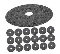 HANABASS 20 Pezzi Tappetino Non Protettivo Rotondo per Alberi e Piante Antierbacce Traspirante e Assorbente per Preserva umidità e