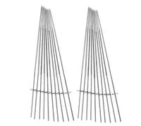 HANABASS 20 Spiedini Per, Spiedini in Metallo, Spiedini in, Piatti, Lunghi, Shish Kebab, Riutilizzabili, Per Barbecue, Carne, Verdure,