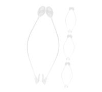 HANABASS 24 Cappello Orecchie Coniglio Trasparente con Sacca d Aria Mobile Accessorio Peluche Interattivo per Bambine Costume Cosplay per Feste e Eventi Danza
