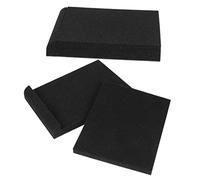 HANABASS 2Pezzi Cuscinetti per Altoparlanti da Isolamento Ad Densità per Monitor e Diffusori Hi Fi Design Compatto per Esperienza Sonora Ottimale