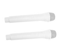 HANABASS 2pezzi Microfono Finto Realistico Per Giocattolo Simulato Per Gioco Di Ruolo e Performance Colore Vivace e Lifelike Prop Divertente Per Cantare e Parlare