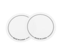 HANABASS 2pezzi Tappetino Per Batteria Antiscivolo Insonorizzato Cuscinetto Protettivo Per Pelli Di Batteria Riduce Armonici Del Tamburo Facile Installazione Adatto Vari Pedali e Batterie