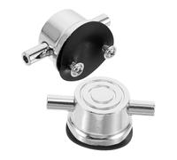 HANABASS 2pezzi Tiranti per Batteria Accessori per Rullante e Tom Parti di Ricambio in Metallo per Percussioni Supporto Stabile e Compatibile Vari Kit di Batteria