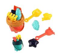HANABASS 2Sets Giocattoli da Spiaggia per Secchielli Colorati e Palette Leggere per Giocare sulla Sabbia Esterno Facili da Trasportare e Conservare