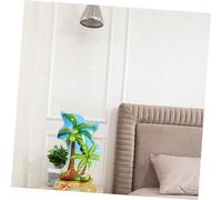 HANABASS 3 Gigante Forma Palma in Film Alluminato per Feste Hawaii Decorazione Spiaggia Tavola e Prop Fotografico Cartoon Realistico per Compleanni e Eventi Estivi