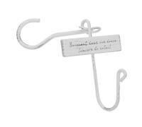 HANABASS 3 Pezzi Gancio in Decorativo Vintage Gancio S per Piante Appese Balcone e Resistente e Leggero per Fioriere e Mangiatoie per Uccelli