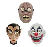 HANABASS 3 Pezzi Maschera Spaventoso Design di Halloween Occhi Plastica a e Molla Unico, Decorazione Terrificante per Festa di Halloween e Maschera Cosplay