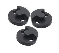 HANABASS 3 Pezzi Violoncello Silenziatore in Gomma Nera Parti Mute Violoncello Pad Mute Per Strumenti Musicali Silenziatore Per Gomma Da Cancellare Nero